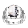 Karis White Buffalo 6.50 ctw Ring in Platimum Bond (Size 10.0) - Sticky add to cart bar