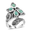 Artisan Crafted Premium Sierra Nevada Turquoise Fancy Ring in Sterling Silver (Size 10.0) 1.40 ctw - Sticky add to cart bar