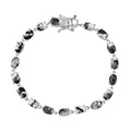 Karis White Buffalo 10.10 ctw Bracelet in Platinum Bond (6.50 In) - Sticky add to cart bar