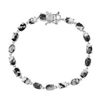 Karis White Buffalo 10.10 ctw Bracelet in Platinum Bond (6.50 In)