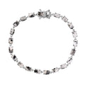 Karis White Buffalo 11.00 ctw Link Bracelet in Platinum Bond (7.25 In) - Sticky add to cart bar