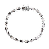 Karis White Buffalo 11.00 ctw Link Bracelet in Platinum Bond (7.25 In)