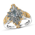 Narsipatnam Alexandrite Ring in 18K Vermeil YG and Rhodium Over Sterling Silver (Size 10.0) 1.20 ctw - Sticky add to cart bar