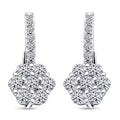 Luxuriant Lab Grown Diamond G-H SI 1.00 ctw Earrings in Sterling Silver - Sticky add to cart bar