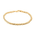 Italian 4mm Wheat Chain Bracelet in 10K Yellow Gold (7.50 In) (4.0 g) - Sticky add to cart bar