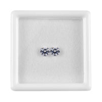 Moissanite Set of 2 (Rnd 5 mm) 0.85 ctw