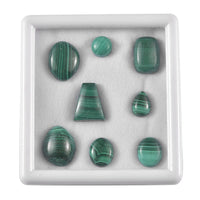 African Malachite Assorted Box (Mix Mix mm) 50.00 ctw