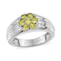 Arizona Peridot Mens Ring in ION Plated YG Stainless Steel (Size 10.0) 0.90 ctw - Sticky add to cart bar