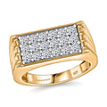 Luxuriant Lab Grown Diamond Heritage Ring in Sterling Silver - Sticky add to cart bar