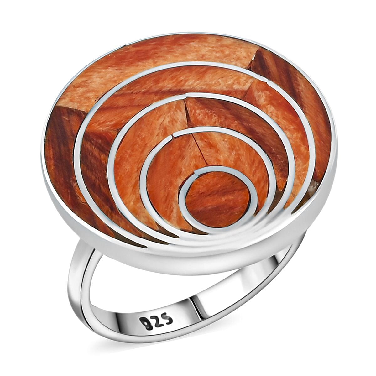 Multi Gemstone Big Pachama Ma Ring in Sterling Silver 1.30 ctw