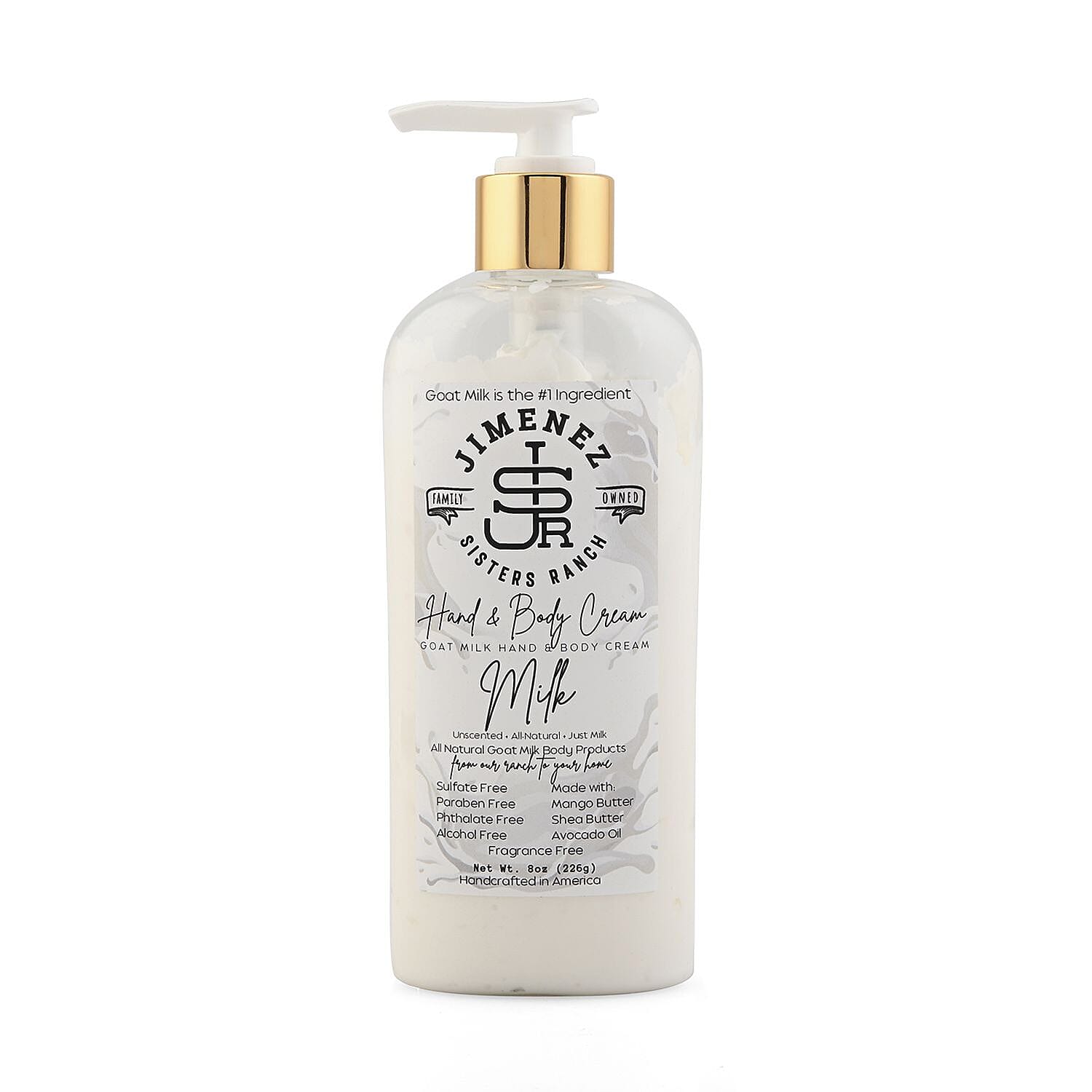 Jimenez Sisters Ranch Milk - Goat Milk Hand & Body Cream