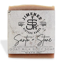 Jimenez Sisters Ranch Goat Milk Body Soap- Santo (5oz)