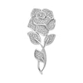 D'Joy Diamond Accent Rose Pendant without Chain in Platinum Over Sterling Silver - Sticky add to cart bar