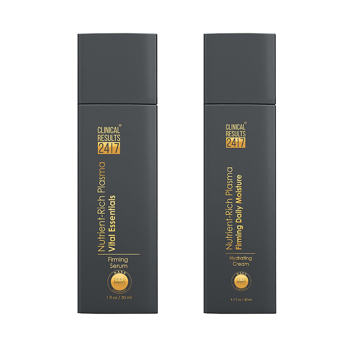 Clinical Results 24/7 Nutrient-Rich Plasma Advanced Firming & Repair Duo (Cream 1.7oz & Serum 1oz) Made in US