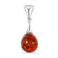 Baltic Butterscotch Amber Drop Pendant without Chain in Sterling Silver - Sticky add to cart bar