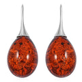Baltic Amber Organic Flame Earrings - Sticky add to cart bar