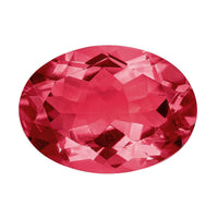 Luxuriant Lab Grown AAAA Bixbite (Oval 8x6 mm) 1.00 ctw