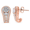 Rose Gold Over Sterling Silver