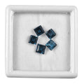 London Blue Topaz Assorted Box (Sqr 5 mm) 3.56 ctw - Sticky add to cart bar