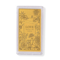 24K Yellow Gold Love Bar 55x30mm