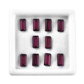 AAA Orissa Rhodolite Garnet Assorted Box (Oct 8x4 mm) 10.00 ctw - Sticky add to cart bar