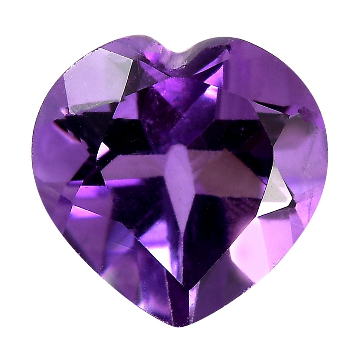 African Amethyst (Hrt 7 mm) 0.99 ctw