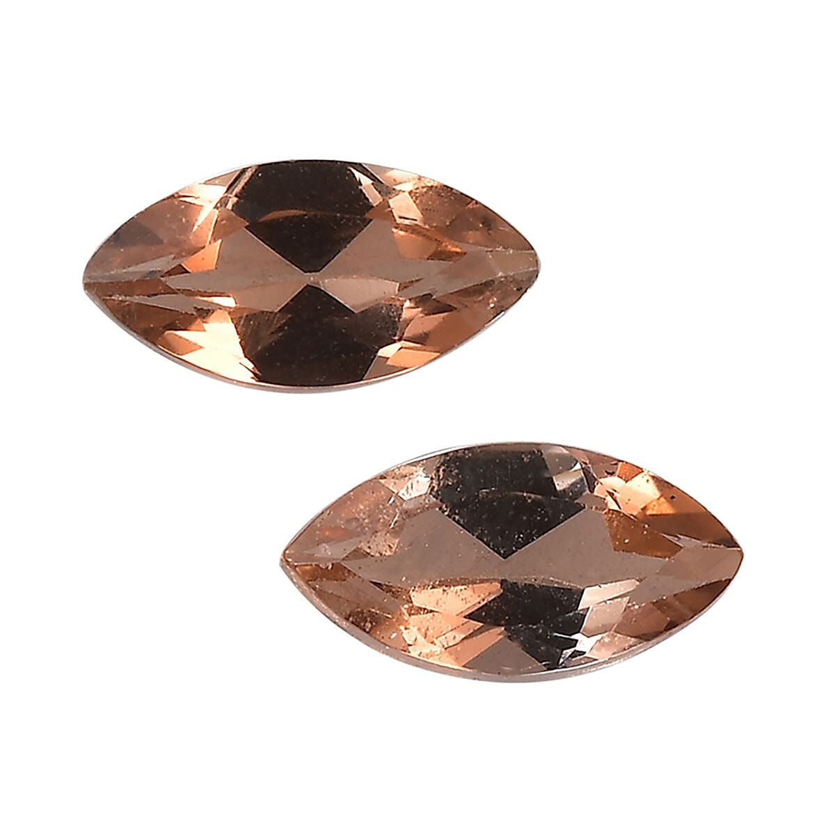 Jenipapo Andalusite Set of 2 (Mrq 5x2.5 mm) 0.21 ctw