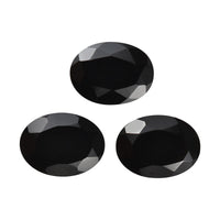 Black Onyx Set of 3 (Ovl 8x6 mm) 2.68 ctw