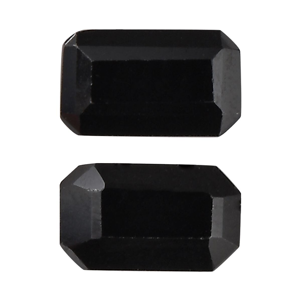 Thai Black Spinel Set of 2 (Oct 5x3 mm) 0.64 ctw