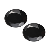 Australian Black Tourmaline Set of 2 (Ovl 5x4 mm) 0.69 ctw