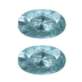 Blue Zircon Set of 2 (Ovl 5x3 mm) 0.59 ctw - Sticky add to cart bar