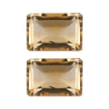 Brazilian Citrine Set of 2 (Oct 6x4 mm) 1.11 ctw - Sticky add to cart bar