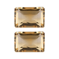 Brazilian Citrine Set of 2 (Oct 6x4 mm) 1.11 ctw