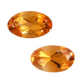Premium Brazilian Citrine Set of 2 (Ovl 5x3 mm) 0.36 ctw - Sticky add to cart bar