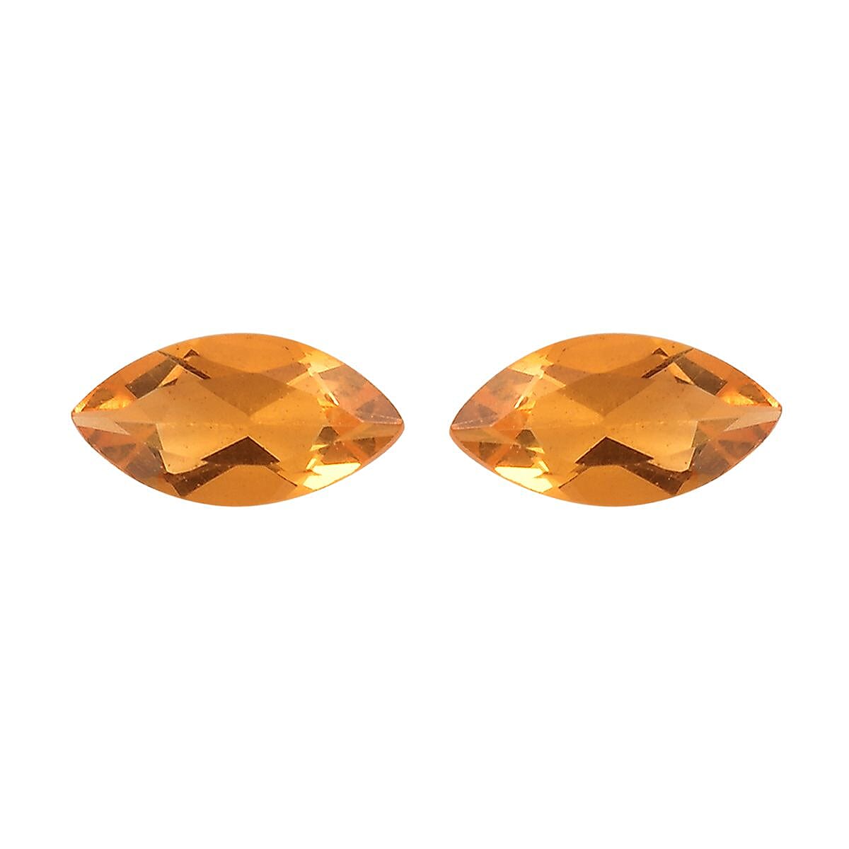 Jalisco Fire Opal Set of 2 (Mrq 5x2.5 mm) 0.17 ctw