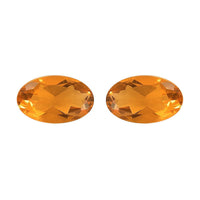 Jalisco Fire Opal Set of 2 (Oval 5x3 mm) 0.28 ctw