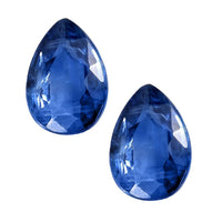 Kashmir Kyanite Set of 2 (Pear 7x5 mm) 1.43 ctw