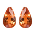 Orange Sapphire Set of 2 (Pear 5x3) 0.53 ctw - Sticky add to cart bar