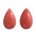 AAA Peach Opal Set of 2 (Pear 5x3 mm) 0.30 ctw - Sticky add to cart bar