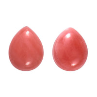 AAA Peach Opal Set of 2 (Pear 5x4 mm) 0.49 ctw