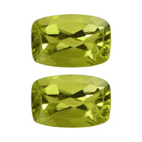 Hebei Peridot Set of 2 (Cush 6x4 MM) 1.01 ctw