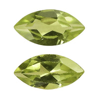 Hebei Peridot Set of 2 (Mrq 6x3 mm) 0.46 ctw