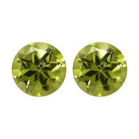 Hebei Peridot Set of 2 (Rnd 5 mm) 0.85 ctw