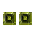 Hebei Peridot Set of 2 (Sqr 7 mm) 3.32 ctw - Sticky add to cart bar