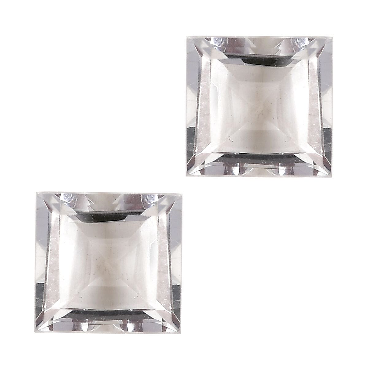 Petalite Set of 2 (Sqr 5 mm) 1.02 ctw