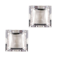 Petalite Set of 2 (Sqr 5 mm) 1.02 ctw