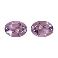 Rose De France Amethyst Set of 2 (Ovl 7x5 mm) 1.26 ctw - Sticky add to cart bar