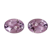 Rose De France Amethyst Set of 2 (Ovl 7x5 mm) 1.26 ctw