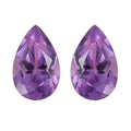 AA Rose De France Amethyst Set of 2 (Pear 7x5 mm) 0.76 ctw - Sticky add to cart bar