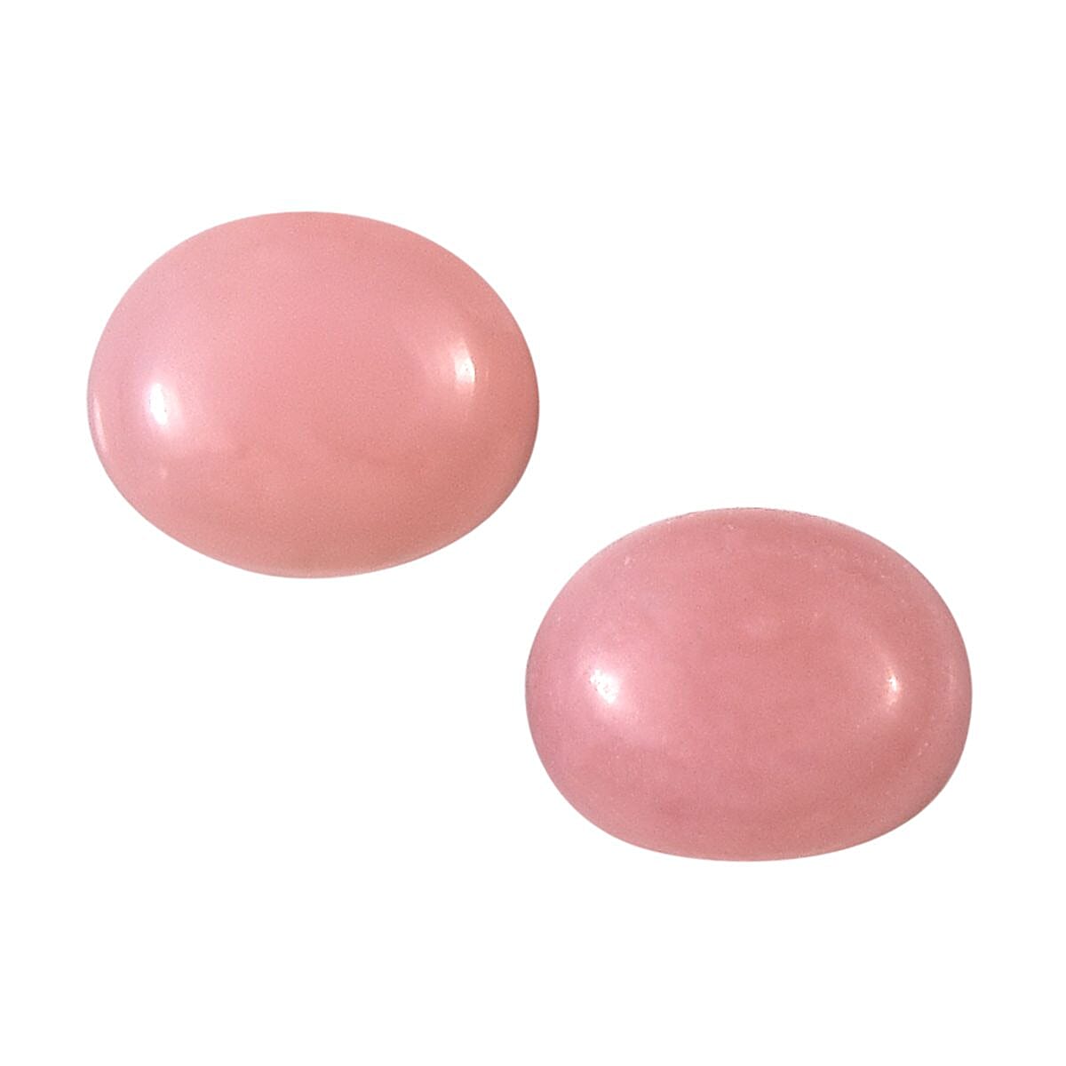 AA Peruvian Pink Opal Set of 2 (Ovl 5x3 mm) 0.55 ctw